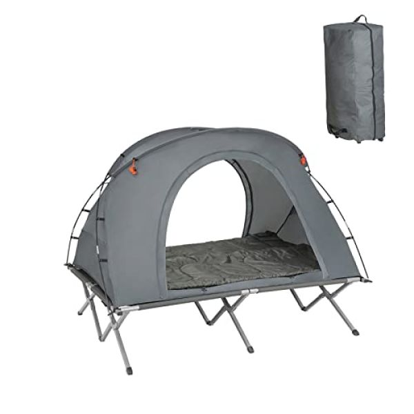 SoBuy OGS60 Feldbett mit Zelt – umfangreich ausgestattet und zahlreiche gute Bewertungen