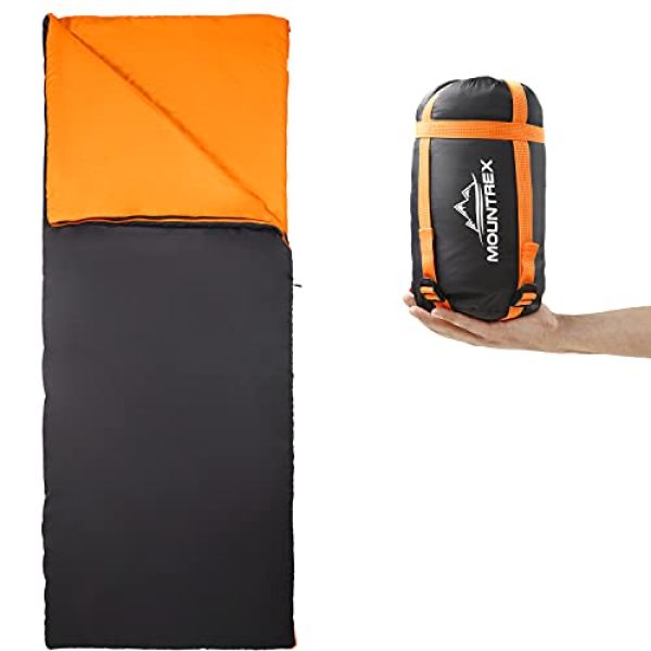 MOUNTREX Schlafsack Kleines Packmaß – hochwertiger Schlafsack für einen fairen Preis